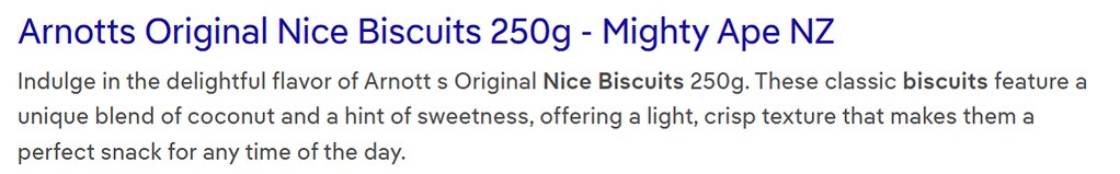 成分表示