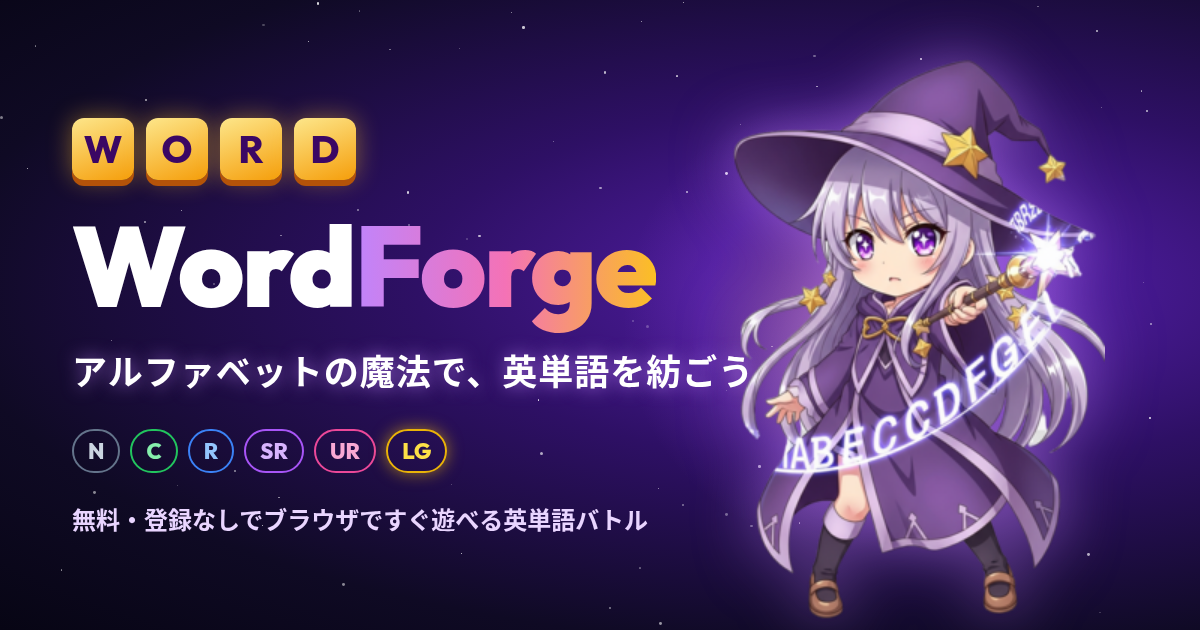 WordForge のロゴ